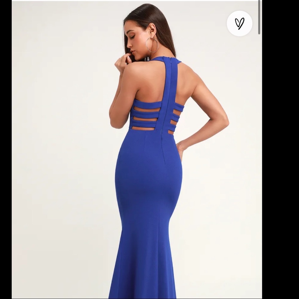 Lulu’s Power of Wow Dress Royal Blue